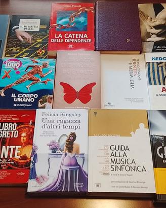 Lotto di libri misti