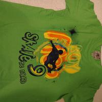 maglietta verde taglia L ragazzo 