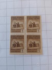 francobolli poste repubblica sociale