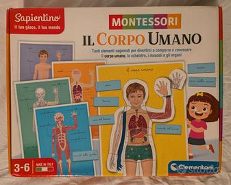 Sapientino Montessori Corpo Umano Clementoni gioco