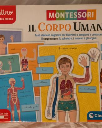 Sapientino Montessori Corpo Umano Clementoni gioco