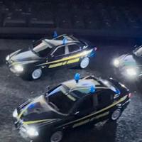 1/43 alfa 156 guardia di finanza con luci