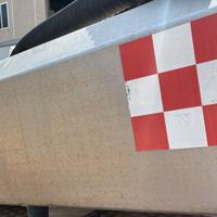 Vasca inox per acqua con attacchi e supporti