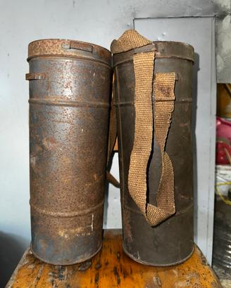 Lotto 2 maschere antigas francesi militari 1938