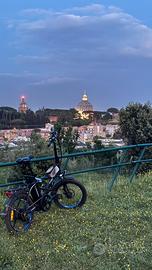 Bici elettrica Argento blu