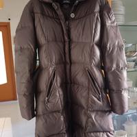 Piumino Anno Zhero  lungo  cappuccio e cintura