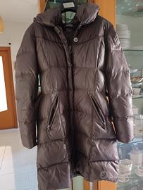 Piumino Anno Zhero  lungo  cappuccio e cintura