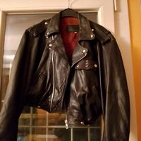 chiodo  in pelle anni '80