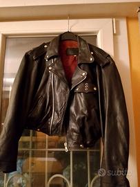 chiodo  in pelle anni '80