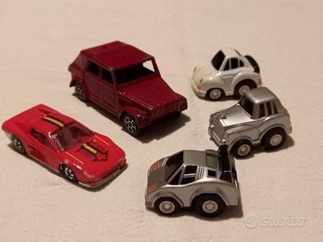 5 auto:3DIL pullback, 1Pescaccia, 1Ferrari vintage