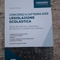 Libro Legislazione scolastica concorso docenti 