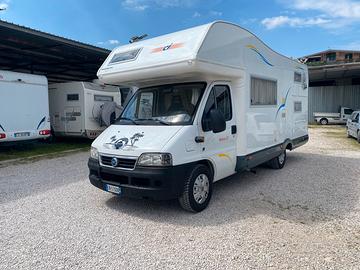 Camper mansardato riviera Gt 2.8 jtd 7 posti letto