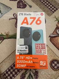 TELEFONO ZTE BLADE A76 128GB- NUOVO MAI APERTO