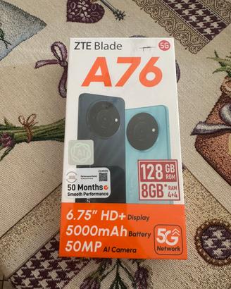 TELEFONO ZTE BLADE A76 128GB- NUOVO MAI APERTO