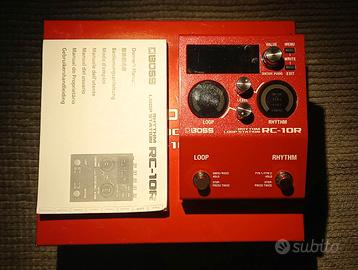 Boss RC-10R Rhythm Loop Station 2019 - Present Red