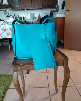 Borsa Trussardi turchese 