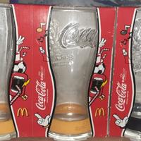 Set 3 Bicchieri collezione Coca cola Europei 2012