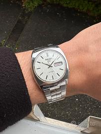 Seiko 5 del 1980 "Linen Dial" - 6309 Automatico