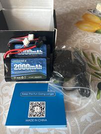2 Batteria Li-ion URGENEX 2000mAh 7.4V (14.8Wh)