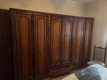 Camera da letto classica in legno massello complet