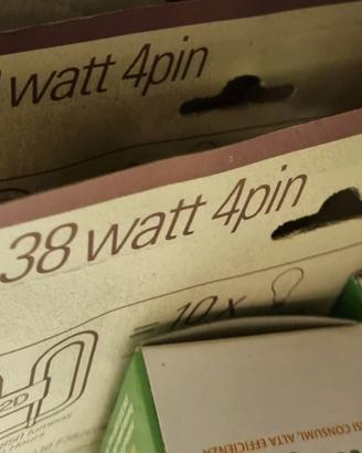 Lampada fluorescente 2D 38W 4 pin