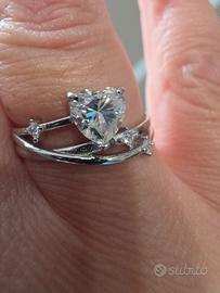 Anello in argento s925 con GRA