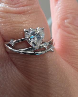 Anello in argento s925 con GRA