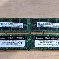 Mac Memory Corsair 8gb 1666 + Samsung 4gb