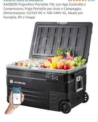frigorifero portatile aaobosi 74 litri
