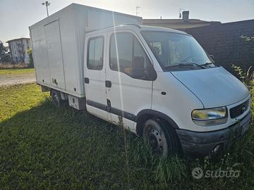 Opel Movano 3500 doppia cabina con cassone furgona