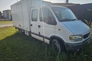 Opel Movano 3500 doppia cabina con cassone furgona