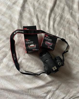 Canon EOS Rebel T7 + obbiettivi