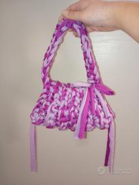 Borsa bambina in fettuccia 