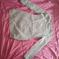 felpa grigia bambina