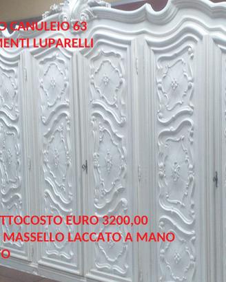 armadio veneziano nuovo bianco shabby SOTTOCOSTO