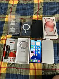 Iphone 15 plus 256gb rose gold applecare06/05/2026