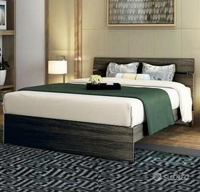 Letto matrimoniale Nuovo imballato + comodini