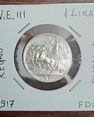 MONETA 5 LIRE 1927 - FDC