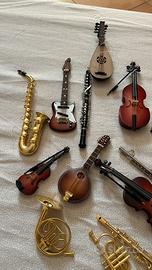 Strumenti musicali in miniatura