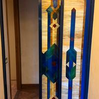 Porta scorrevole vetro murano