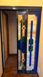 Porta scorrevole vetro murano
