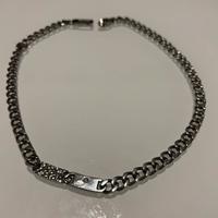 Collana uomo morellato acciaio e diamantino