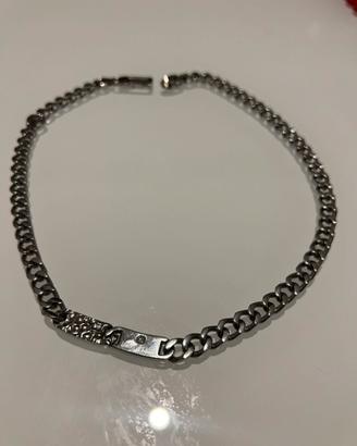 Collana uomo morellato acciaio e diamantino