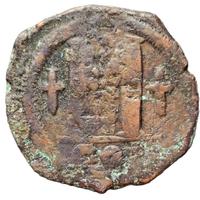 MONETA BIZANTINA GIUSTINIANO I CONSTANTIOPOLIS 527