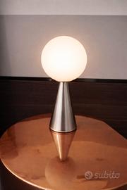 “Lampada Fontana Arte Bilia Mini nichel originale 