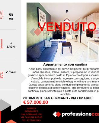 Grazioso bilocale con cantina