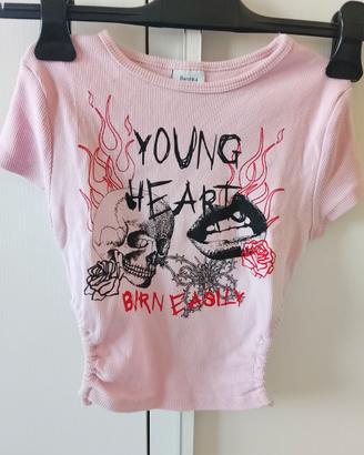 Gonna e t-shirt ragazza XS