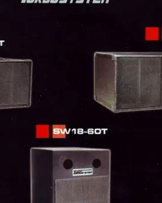 Subwoofer horn reflex TurboSystem alta sensibilita