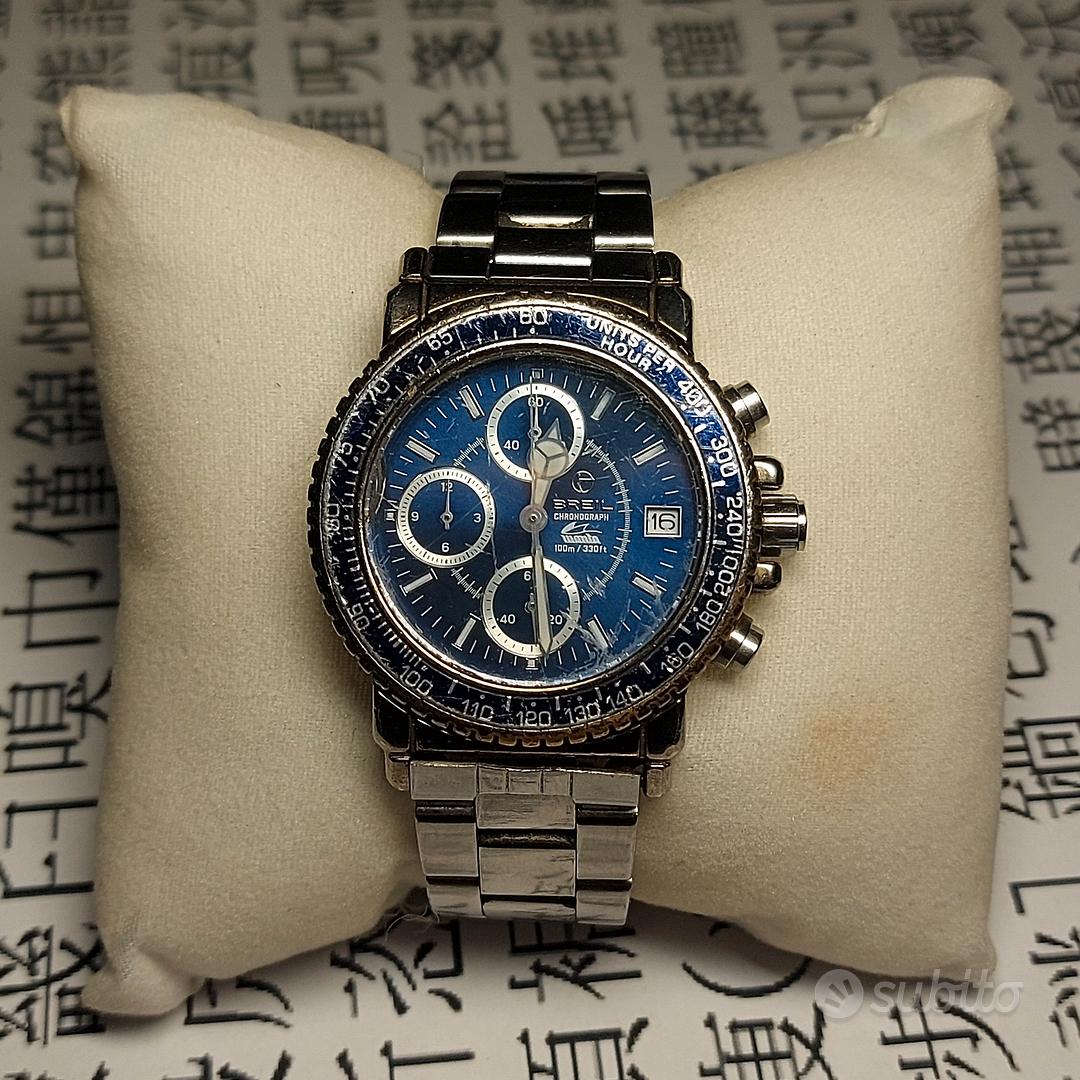 Orologio Breil Manta Cronografo Quadrante Blu 38mm Abbigliamento e Accessori In vendita a Palermo