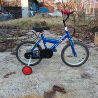 bici bambini funzionante ruote raggio 14 